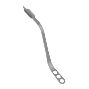 Retractor de cadera con palanca ósea PISSCO, retractor de cadera con palanca ósea curva, retractor de palanca ósea ortopédico para cirugía de cadera, 1 unidad - Product Image 1