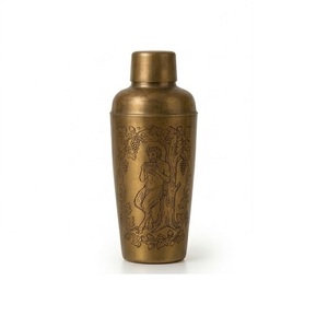 OEM Customized Vintage Brass Finish Cocktail Shaker Durable Metal <b>Bar</b> <b>Tool</b> for Cocktail Making - Product Image 3