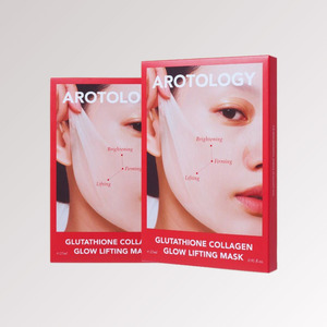 มาส์กหน้าคอลลาเจนเกาหลี K-Beauty Arotolroji กลูต้าไธโอน คอลลาเจนโกลว์ ลิฟติ้ง มาส์ก ผลิตในเกาหลี แผ่นมาส์กหน้า - Product Image 4