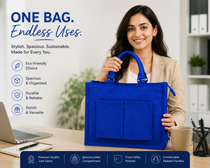 Bolsa de Yute de Color Sólido con Cierre de Cremallera, Estilo Minimalista Ecológico, Gran Capacidad, para Playa, Todas las Temporadas, Bolsa de Compras - Product Image 5