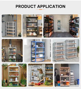 쌓을 수 있는 라이트 듀티 선반 플라스틱 랙 차고 선반 제조 창고 적재 랙 - Product Image 6