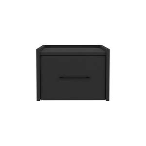 Table de chevet flottante noire Calion pour chambre à coucher - Product Image 1