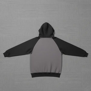 Sweat à capuche pour homme de haute qualité, en polaire épaisse 580 g/m², 100 % coton, coupe ample et oversize, logo brodé personnalisé - Product Image 2