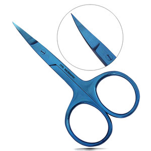 Ciseaux à manucure pour des soins précis des ongles et des cuticules, outil tranchant, nouveaux ciseaux à cuticules courbés, acier inoxydable professionnel - Product Image 1