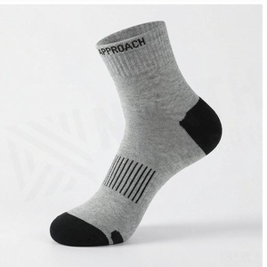 Crew <b>Socks</b> Geometric Pattern Blue <b>Breathable</b> Running <b>Socks</b> for Adults Spring Season - Product Image 3