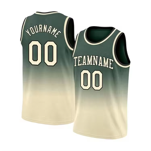 Ensembles de maillots de basket-ball personnalisés unisexes imprimés par transfert thermique, coupe ajustée, col en V, logo d'équipe, impression du nom du joueur, qualité supérieure - Product Image 6