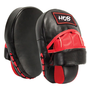 Guantes de Boxeo de Cuero PU Duradero, Diseño Curvo, Almohadillas de Golpeo para Artes Marciales y Entrenamiento de Boxeo - Product Image 2