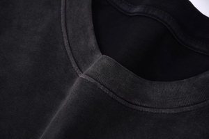 T-shirts vintage surdimensionnés pour hommes en coton épais personnalisés, 100 % coton, délavés à l'acide - Product Image 4