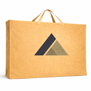 <b>Extra</b> <b>Large</b> Natural Jute Tote Bag Striped <b>Print</b> Eco Friendly Reusable Shopping Beach Exhibition Grocery Bag Heavy Duty for - Product Image 1