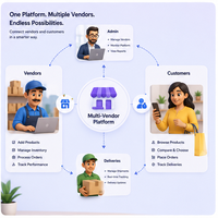 Solución Avanzada para Gestión de Mercado de Proveedores Empresariales, Monitoreo de Inventario, Análisis, Multi-idioma, Finanzas Empresariales, MAC