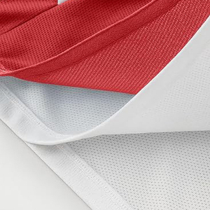 Ensemble de maillots de basket-ball réversibles, nouveau design léger, col rond, 100% polyester, tissu personnalisé, séchage rapide, maillot rouge - Product Image 5