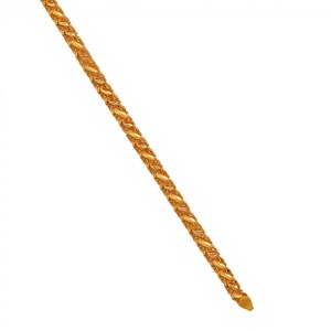 22K Two Tone <b>Solid</b> <b>Gold</b> Classic Italian Fusion Link Bracelet Unisex with Lobster Clasp - Product Image 1