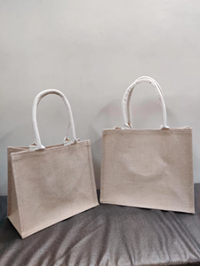 Bolsa de Mano de Lona Reciclada con Logotipo Personalizado |   Bolsa de Compras Reutilizable con Asas de Algodón |   Bolsa de Regalo Promocional Ecológica para Minoristas en India - Product Image 5