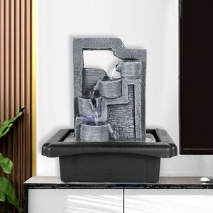 10.6inches <b>Tabletop</b> Water Fountain with Led Light - Product Image 1