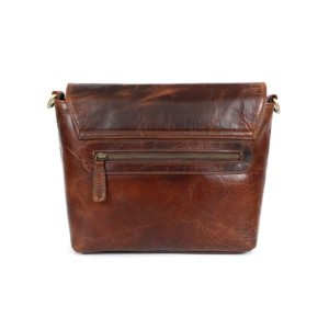 Bolso de Hombro de Cuero Marrón Hecho a Mano – Bolso Bandolera Ajustable para Uso Diario - Product Image 3