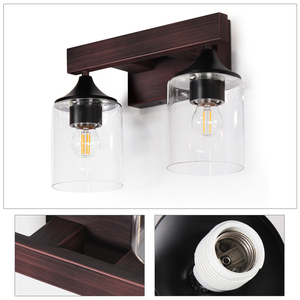 โคมไฟติดผนัง LED ดีไซน์ใหม่สไตล์นอร์ดิกโมเดิร์น สำหรับตกแต่งภายใน ระดับ IP44 ปรับได้ เหมาะสำหรับห้องน้ำ กระจกแต่งหน้า และภาพวาดติดผนัง - Product Image 6