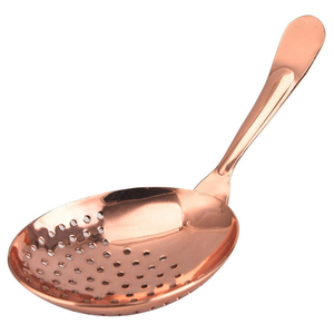 Elegante Cuchara Coladora de Acero Inoxidable Plateado con Acabado Cepillado, Diseño Clásico con Orificios Perforados en Forma de Estrella - Product Image 4