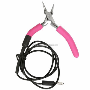 ZETOMED PRO Grounded Needle Nose Pliers High Quality Stainless Steel Jewelry Making Pliers Customizable Color 5"/Customized - Product Image 1