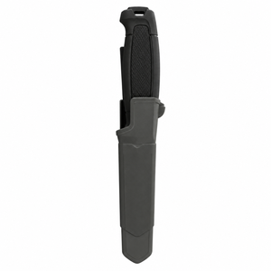 Black Handle Fixed Blade <b>Outdoor</b> Knives with Silver Blade Non Slip Textured Grip Dark Grey Protective Sheath for Camping and Hik - Product Image 6