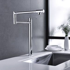 Extended Handle Pot-Shaped Filler Folding Kitchen Faucet - Product Image 3