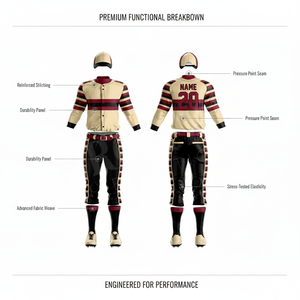 Latest Design Top Quality Baseball Jersey And Pants Custom Printed Team Uniform Quick Dry Breathable Athletic Sportswear Uniform - Product Image 2