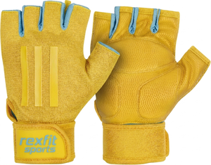 Professional Lifting Gloves with Wrist Support for Strength and Gym Training Rexfit Professional Finger Durable Half Finger Gym - Product Image 4