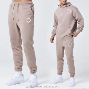 Ensemble de survêtement pour homme, sweat-shirt à capuche, pantalon de jogging, molleton de coton, vêtements de sport décontractés, tenue de sport personnalisée, ensemble d'entraînement - Product Image 3