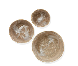 Macetas de Almacenamiento para Exterior de Estilo Rústico Bohemio, Hechas a Mano en Vietnam, de Hierba Marina, con Asas Tejidas a Mano, Ecológicas - Product Image 6