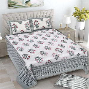 Juego de Ropa de Cama de Viscosa con Estampado Simple, Precio de Fábrica al por Mayor, Sábanas de Viscosa Hechas a Mano de 3 Piezas - Product Image 2