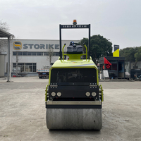 Rouleau compacteur vibrant à double tambour EPA, 1 tonne, 1,8 tonne, certifié CE/ISO, mini-rouleau, machine de compactage
