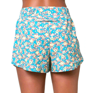 Shorts de Mujer con Estampado Floral, Cintura Alta, Transpirables, Tejidos, Estilo Casual, Cintura Elástica, Corte Regular - Product Image 3