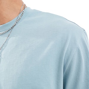 Customizable Slim Fit Solid Color Mens T Shirt Soft and Comfort Short Sleeve <b>Tshirt</b> Wholesale - Product Image 5