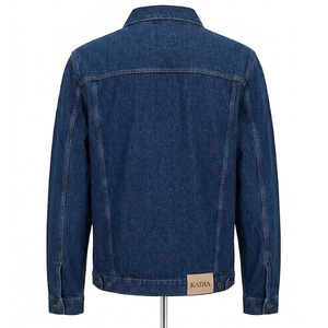 Luxury Vintage Men's Denim <b>Jacket</b> Spring Casual Turn-Down Collar Safari Style High Quality Washed Jeans Outerwear 2026 - Product Image 2
