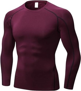 Camiseta de Compresión Sublimada Personalizada - Camiseta de Manga Larga para Entrenamiento de BJJ para Hombre - Product Image 1