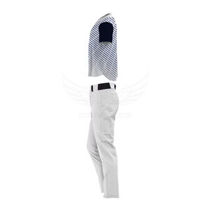 Uniforme de baseball classique à boutons avec tissu résistant, entièrement boutonné, vêtements de sport, uniforme de baseball - Product Image 5