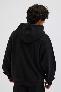 OEM Custom Logo Embroidery Zipper-<b>Up</b> Solid Hoodies Men 100% Cotton Casual Vintage Oversized Quick Dry Comfortable - Product Image 3