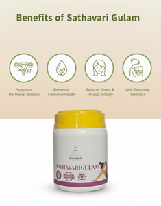 Chamakkatt Herbal Sathavarigulam Powder 500gm Herbal Health Care Supplement for Leucorrhoea <b>Menopausal</b> Care ISO Certified - Product Image 2