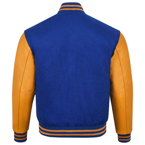 Manufacturer Custom Plus Size High Street Eco-Friendly Breathable Varsity College <b>Baseball</b> <b>Jacket</b> <b>Men</b> Wholesale Winter - Product Image 2