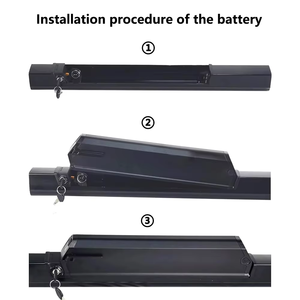 แบตเตอรี่จักรยานไฟฟ้า 38V 48V 17.5Ah 840Wh สำหรับมอเตอร์ 250w 350w 500w 750w 1000w รุ่น E10 แบบซ่อนในเฟรม แบตเตอรี่จักรยานไฟฟ้า 36V - Product Image 2
