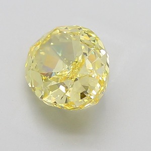 Diamant de taille ovale 5,09 carats, jaune vif fantaisie, excellente finition, clarté VS1, cultivé en laboratoire, certifié IGI, pierre précieuse brillante non montée - Product Image 3