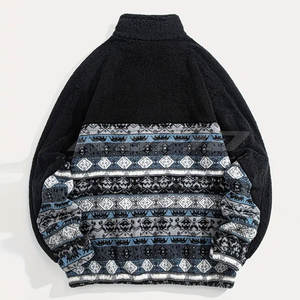 Chaqueta Sherpa para Hombre, Chaqueta de Invierno Cálida para Exteriores, Forrada de Felpa, Informal, Suave y Elegante - Product Image 2