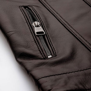 Wholesale <b>Women</b> Leather <b>Jacket</b> genuine Leather Ladies Fashion <b>Jacket</b> Thick Leather <b>Jacket</b> for Ladies Comfortable OEM Service - Product Image 4