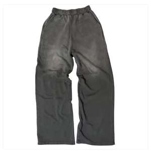 Conjunto Deportivo para Hombre con Capucha y Efecto Desgastado, Sudadera con Cremallera Completa y Pantalones, Corte Regular, Color Sólido, Casual, Transpirable, Ligero, para Invierno - Product Image 4