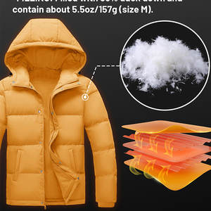 Lightweight Waterproof Puffer Jacket with Stand Collar and Custom Branding for <b>Travel</b> Outdoor and Street Style - Product Image 4