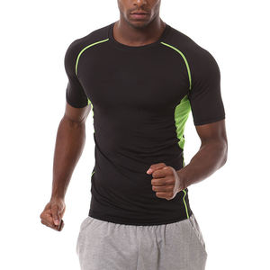 T-shirt de sport respirant et à séchage rapide pour hommes, grande taille, avec logo personnalisé, idéal pour la gym, le fitness et le yoga – Vente en gros à prix réduit - Product Image 6
