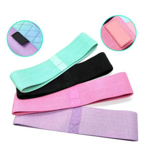 Bandas de resistencia para ejercicios con logo personalizado impreso en tela de poliéster, juego de bandas para glúteos y cadera, bandas de resistencia para entrenamiento. - Product Image 5