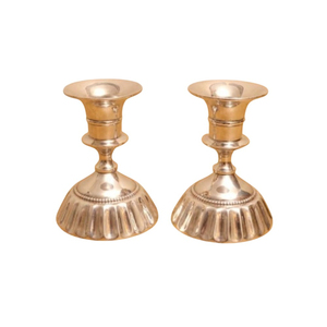 Antique Design Solid <b>Brass</b> <b>Candlestick</b> <b>Holders</b> Vintage Candle Sticks With Square Base For Home Decoration In Reasonable Price - Product Image 6