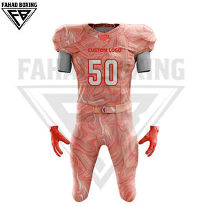 ชุดเสื้อและกางเกงสำหรับทีมกีฬา เสื้อผ้าเด็ก ชุดฟุตบอล ไซส์ใหญ่ โพลีเอสเตอร์ เสื้อและเสื้อทีมอเมริกันฟุตบอล - Product Image 6