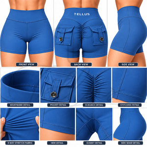 <b>Women</b> <b>Compression</b> <b>Shorts</b> Stretch Gym Fitness <b>Shorts</b> <b>Women</b> Quick Dry Running <b>Shorts</b> Breathable Yoga Exercise <b>Shorts</b> - Product Image 6