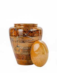 Green Epoxy Rosewood Cremation Urn Wooden <b>Ashes</b> Memorial <b>Casket</b> <b>for</b> Human Burial Columbarium - Product Image 3
